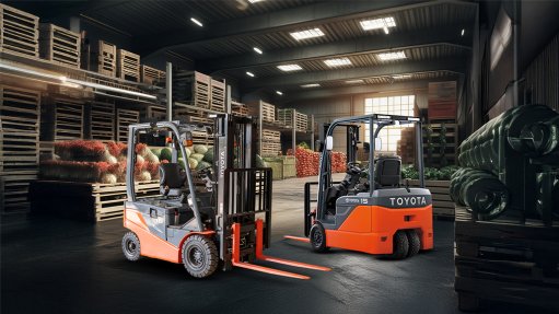 Image of an electric forklift from Toyota Material Handling, a division of CFAO Equipment