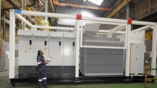 Image of an ACTOM solar inverter
