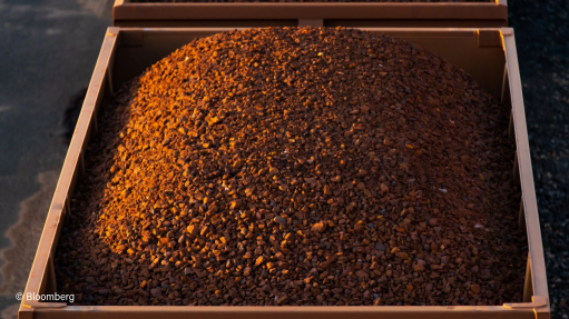 Image of iron-ore train car