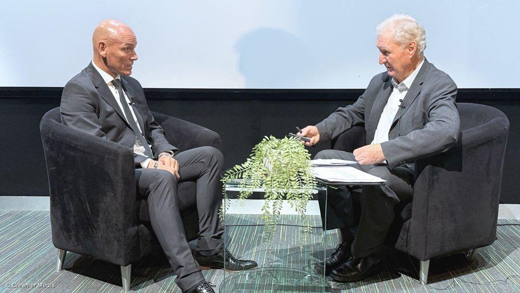 Marula's Jason Brewer interviewed by Mining Weekly's Martin Creamer. Video: Darlene Creamer.
