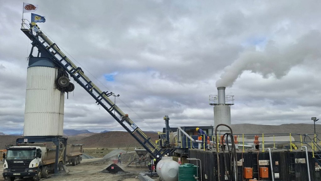 A generic image of an asphalt production plant