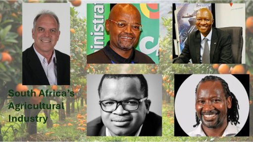 A panel of speakers discuss the need to invest in technologies and infrastructure to boost agricultural exports