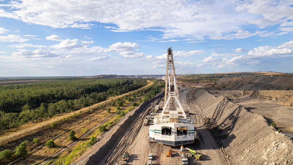 Dragline at the Curragh complex in Australia