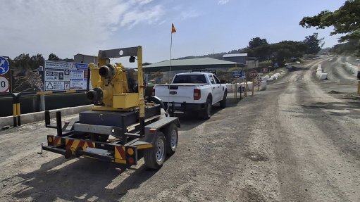 IPR’s KwaZulu-Natal operation maintains a good stockholding of diesel-driven dewatering pumps, including this Atlas Copco PAS150HF, enabling a rapid response to customer needs across the region