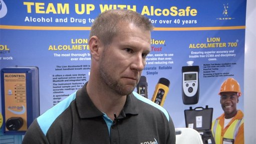 Alco-Safe MD Rhys Evans discusses the company's introduction of a new saliva drug testing kit in an interview with Engineering News at A-OSH Expo 2025