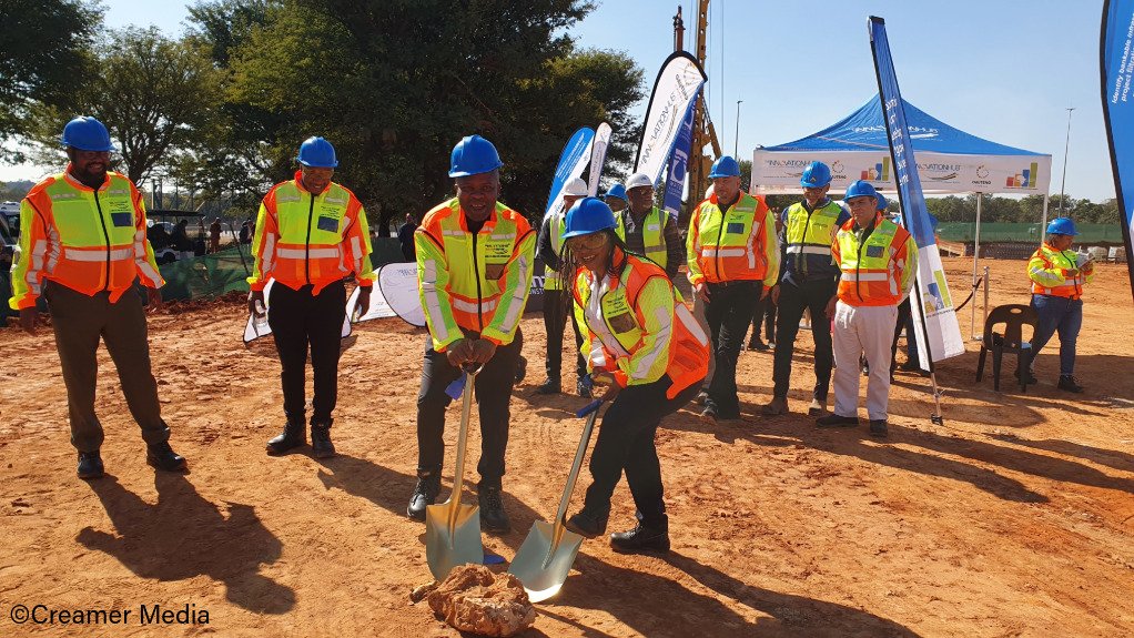 Gauteng Finance and Economic Development MEC Lebogang Maile and WRC CEO Dr Jennifer Molwantwa