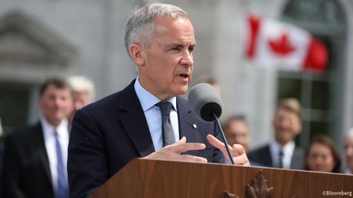 Prime Minister Mark Carney addressing reports in Ottawa on Wednesday.