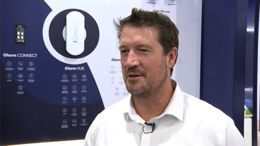 Engineering News interviews Olarm CEO Mark Slingsby at Securex 2025, where the company introduced its Olarm ONE smart wireless alarm system