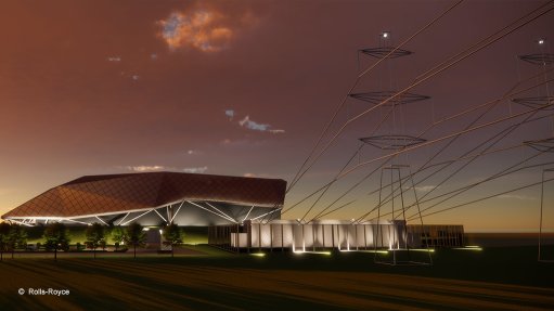 An artist’s impression of a Rolls-Royce SMR