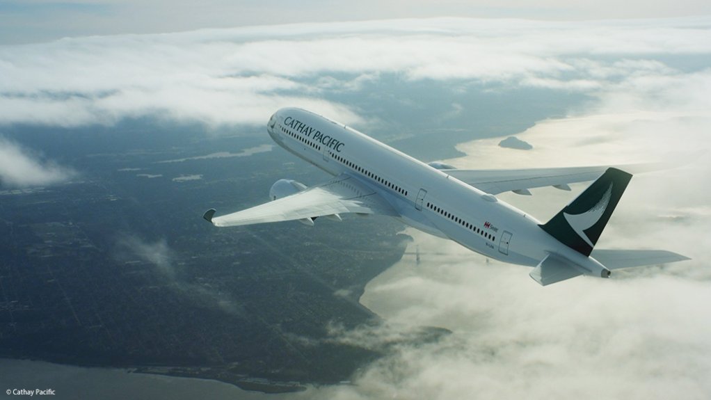 A Cathay Pacific Airbus A350-900