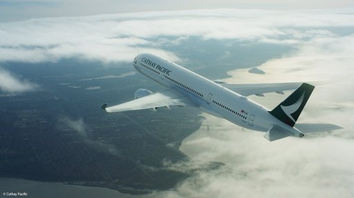 A Cathay Pacific Airbus A350-900