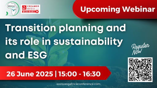 Join the ESG Africa Conference Webinar on transition planning