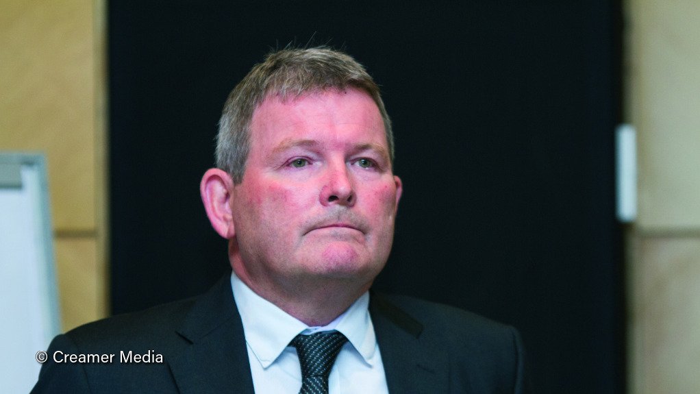 Newly elected Minerals Council president Paul Dunne