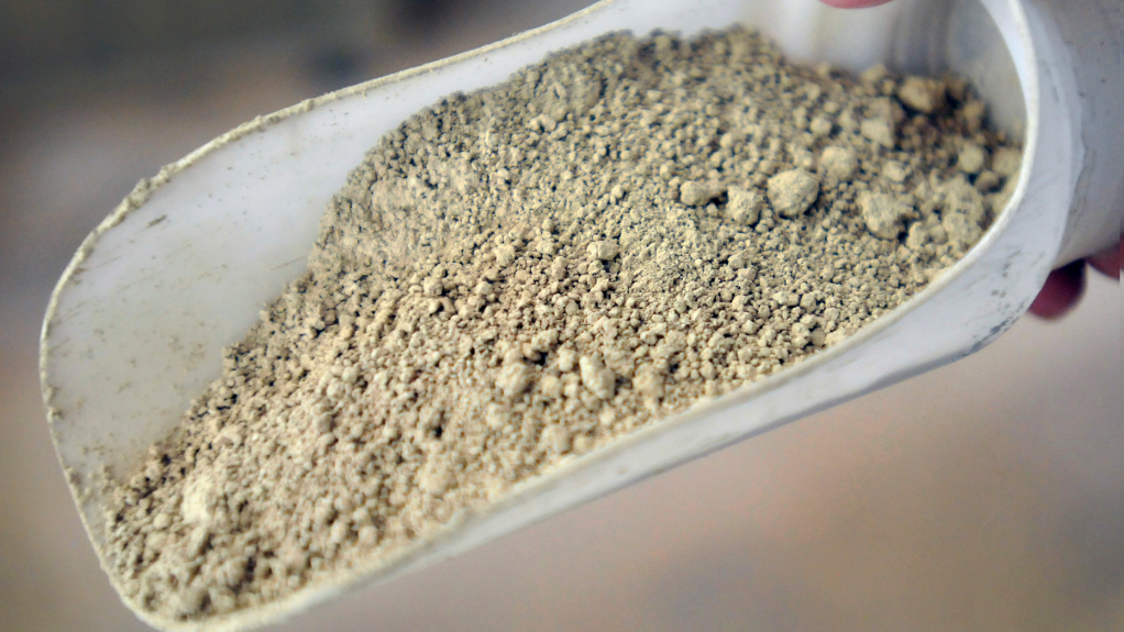 Image of scoop of rare earths