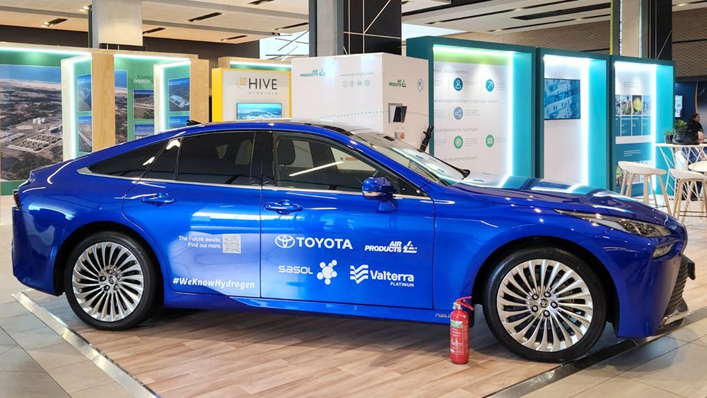 Air Products Toyota Valterra showcasing green hydrogen.