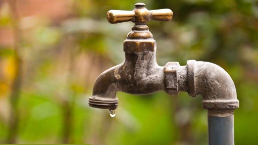 A tap in a garden 