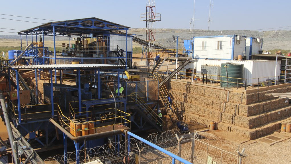 The main treatment plant at the Krone-Endora at Venetia mine