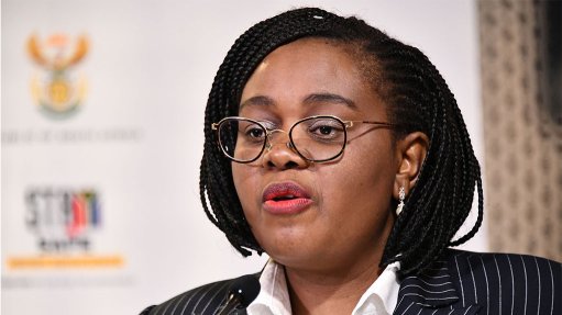 Minister of Justice and Constitutional Development Mmamoloko Kubayi 