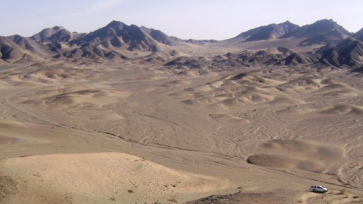 Aerial view of Reko Diq deposit