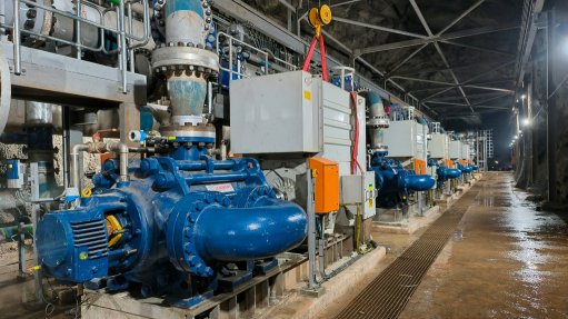 A generic image of multistage pumps
