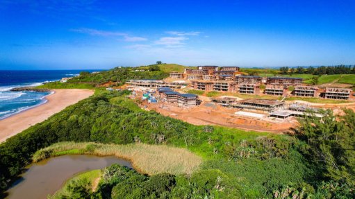 An image of the construction of Club Med