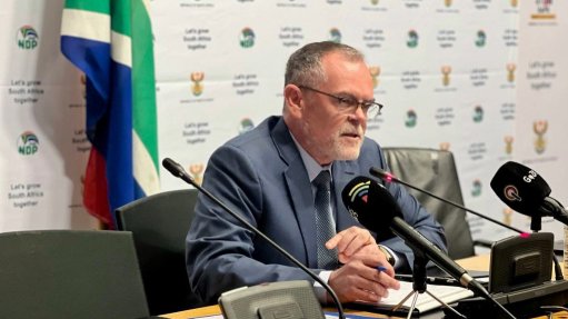 Forestry, Fisheries, and the Environment Minister Dr Dion George 