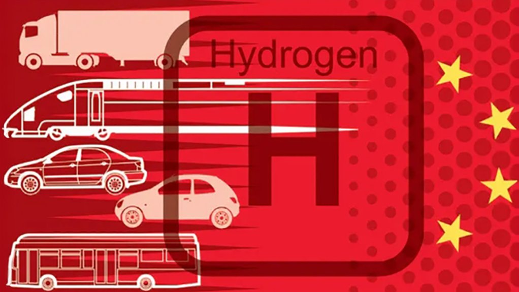 Platinum-catalysed hydrogen fuel cells power electric vehicles, trains and planes.