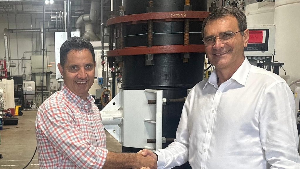 ReElement CEO Mark Jenson and Pensana CEO Tim George