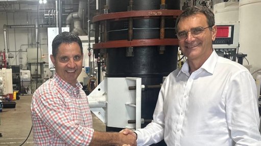 ReElement CEO Mark Jenson and Pensana CEO Tim George