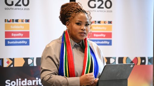Minerals and Petroleum Resources Deputy Minister Phumzile Mgcina 