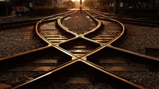 Image of railway track interchange