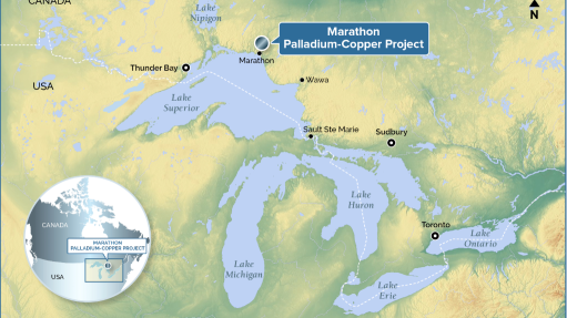 Image o Marathon palladium/copper project