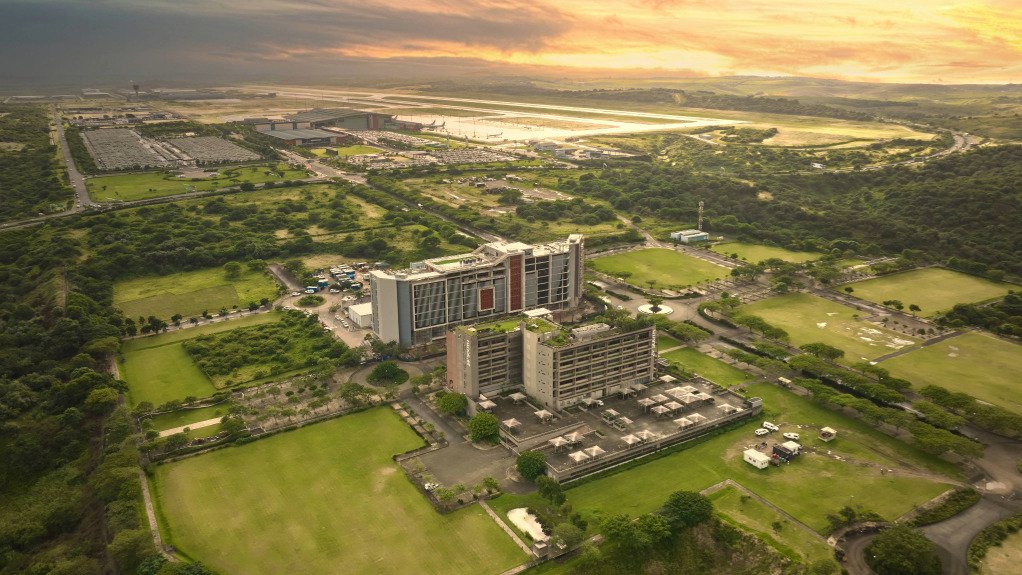 An aerial image of the Dube TradePort SEZ