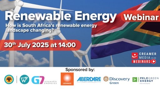 Webinar to discuss South Africa’s renewable energy future