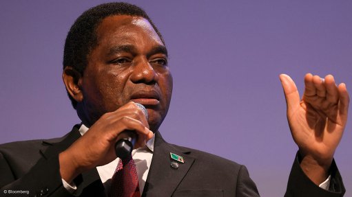 Zambia's President Hakainde Hichilema