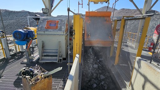 Image of a custom-engineered Weba chute 

