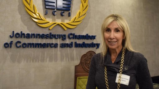  	JCCI president Caren Sutherns 