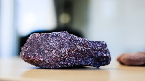 Fluorite ore