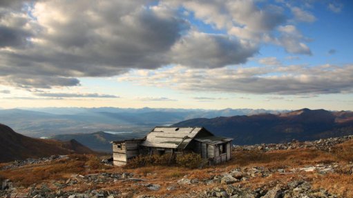 A prospectors cabin in the Keno Hill district of Yukon, Canada.
