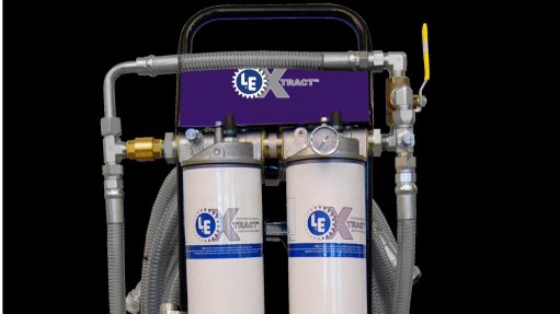 A Lubrication Engineers South Africa kidney loop filtration cart