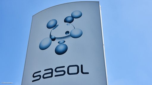 An image of the Sasol logo 