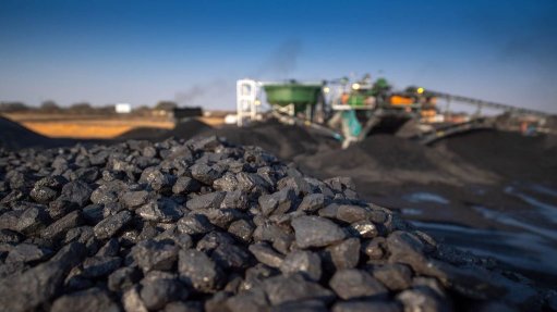 Image of coal stockpile at the Masama mine