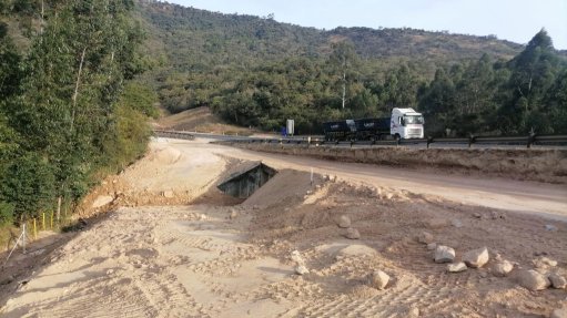 Construction work on the N4