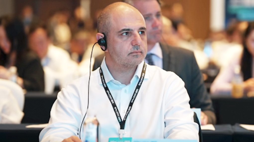 Tharisa CEO Phoevos Pouroulis at Shanghai Platinum.