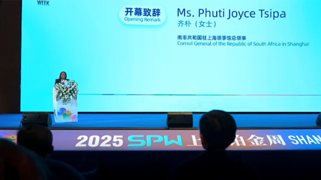 South Africa's Shanghai Consul General Phuti Tsipa.