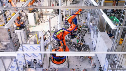 An image of upgrades at Volkswagen's Kariega plant