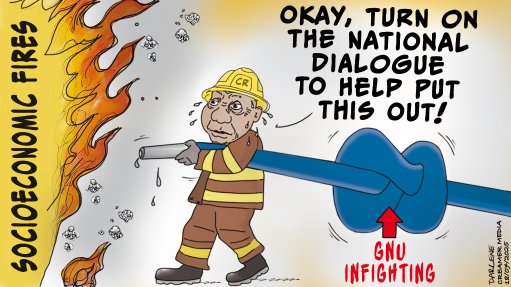 

DIALOGUE KNOT: Few truly have much hope that the National Dialogue will yield the solutions needed to put out the fires associated with the country’s paltry growth and deep-rooted social problems. It has also now become something of a political knot after the firing of the Democratic Alliance’s Andrew Whitfield for a travel indiscretion. Those who dislike the current composition of the Government of National Unity will, no doubt, help fan the flames.
