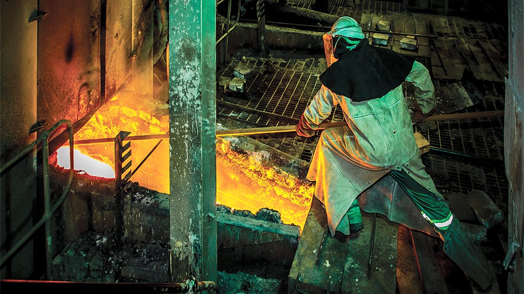 Impala Rustenburg processing plant.