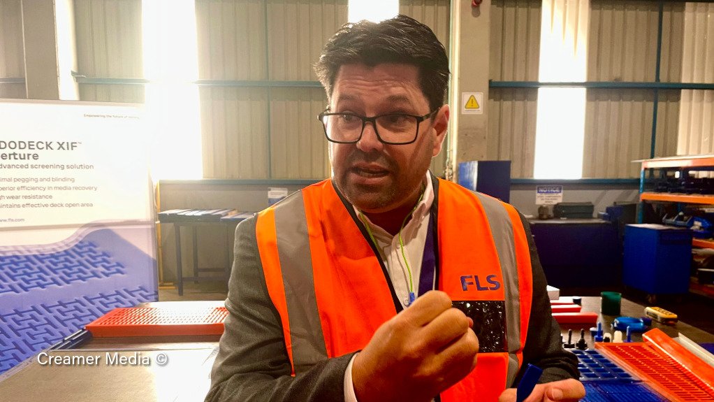 FLS screen and feeder consumables service line director Brad Shepherd
