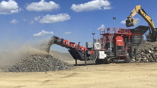 Image of The Sandvik UJ640E jaw crusher